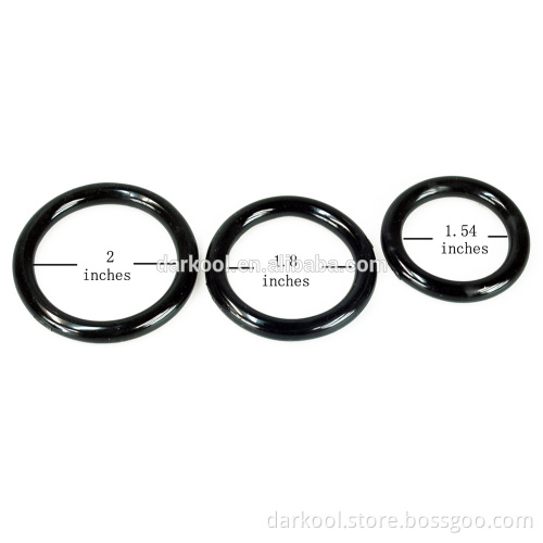 C013/High quality Erection triple rubber cock rings men sex toy
